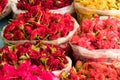 Flowers being sold at a local store