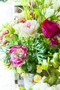 Flowers bouquet arrange for decoration in home