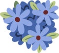 Flowers Bouquet Icon Royalty Free Stock Photo