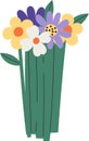 Flowers Bouquet Icon Royalty Free Stock Photo