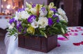 Flowers, bouquets of flowers on the table