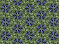 Repeating floral abstract