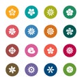 Flowers Color Icons