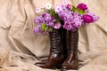 Flowers and Cowgirl Boots