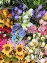 Flowers on display at flower shop Royalty Free Stock Photo