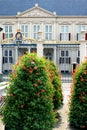 Flowers for the dutch Noordeinde Palace, the Hague Royalty Free Stock Photo