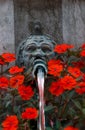 Flowers and Fountain, Bern, Switzerland Royalty Free Stock Photo