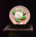 Flowers in a glass bowl, Corning Museum of Glass