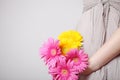 Flowers in hands