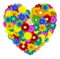 Flowers heart