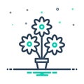 Mix icon for Flowers, bloom and garden
