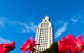 Flowers at the Louisiana State Capitol Building park