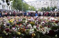 Flowers outside church in Oslo after terror 3