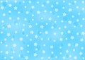 Seamless Flowers Pattern in Light Blue Background Royalty Free Stock Photo