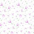 Flowers pattern, seamless pattern