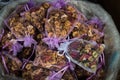 Flowers and petails in a Pot Pourri