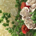 flowers and plants holiday background