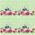 Flowers 3 seamless GRID pink blue