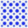 flowers seamless isolated simple pattern design