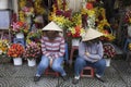 Flowers sellers Royalty Free Stock Photo