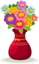 Flowers in vase Royalty Free Stock Photo