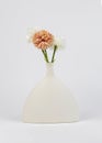 Flowers in vase. Modern posy, floral bouquet