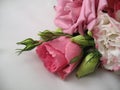 Flowers of a wedding bouquet