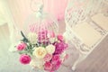 Flowers wedding decor Royalty Free Stock Photo