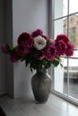 Flowers and window