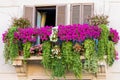 Flowery balcony Royalty Free Stock Photo