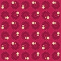 Flowery Pattern EPS Royalty Free Stock Photo