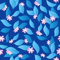 Flowery seamless background 3 Royalty Free Stock Photo