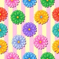 Flowery seamless background 5 Royalty Free Stock Photo