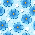 Flowery seamless background 7