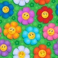 Flowery seamless background 8 Royalty Free Stock Photo