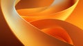 Flowing abstract orange wave background design Royalty Free Stock Photo