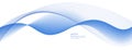 Flowing blue curve shape with soft gradient vector abstract background, relaxing and tranquil art, can illustrate health medical