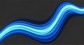 Flowing Blue Light Wave Abstract Background Royalty Free Stock Photo