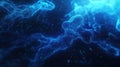 Flowing blue particle data stream abstract background Royalty Free Stock Photo