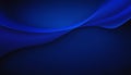 Flowing Blue Waves Abstract Background with Soft Light and Dark Gradient Shadows Royalty Free Stock Photo