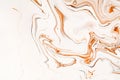 Flowing caramel raster background. Abstract brown and white mixed colors.