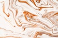 Flowing caramel raster background. Abstract brown and white mixed colors.