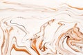 Flowing caramel raster background. Abstract brown and white mixed colors.