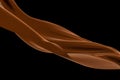 Flowing cloth, abstract color background, 3d rendering Royalty Free Stock Photo