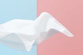 Flowing cloth, abstract color background, 3d rendering Royalty Free Stock Photo