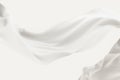 Flowing cloth, white color background, 3d rendering