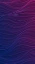 Flowing curved lines form a dynamic wave pattern on a gradient background Royalty Free Stock Photo