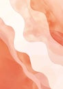 Flowing Flesh: A Peachy Abstract Texture Map of Varicose Veins a