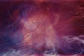 Flowing fume background fantasy swirl purple blue