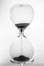 Flowing hourglass Royalty Free Stock Photo